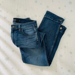 Hudson Nico Button Cuff Crop Cigarette Jeans Size 25
